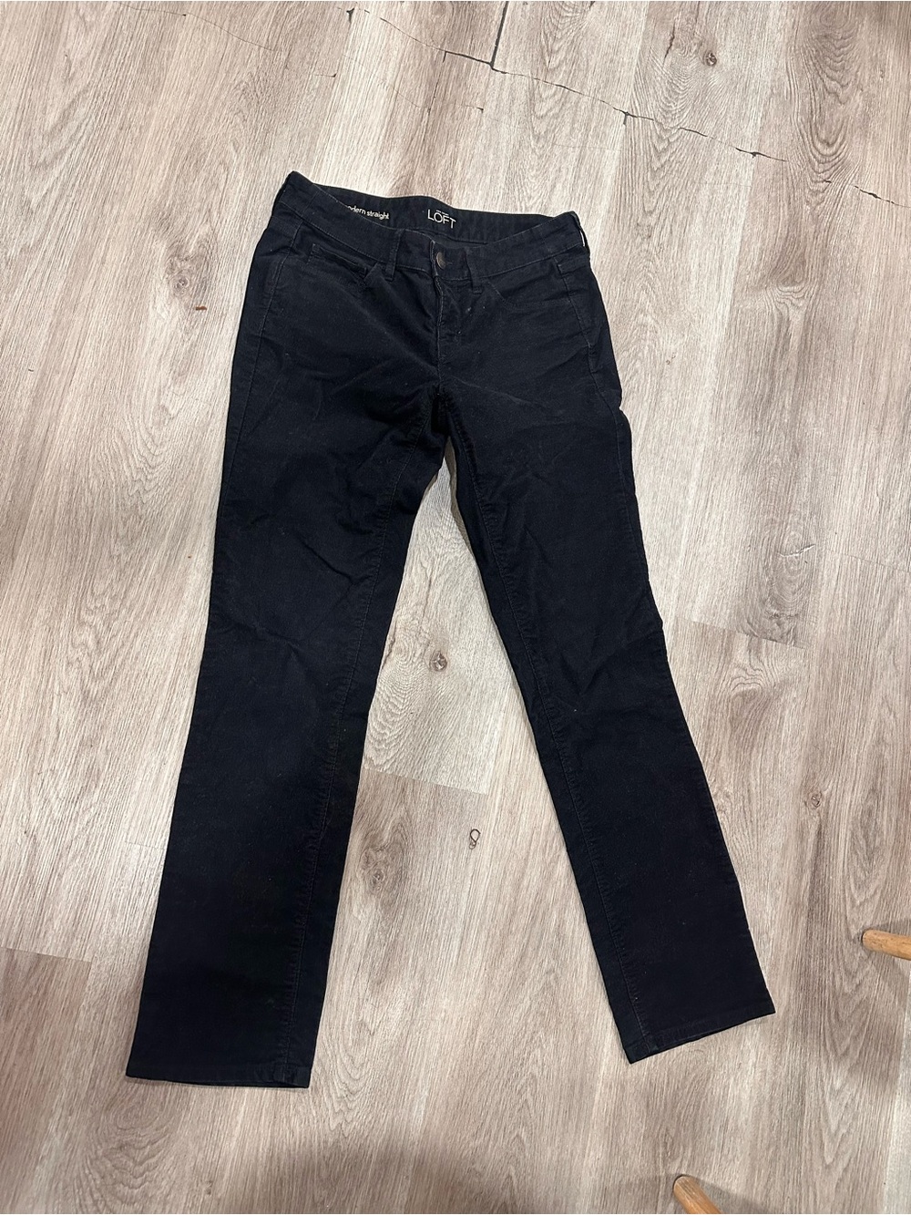 LOFT Black Straight-Leg Women's Jeans